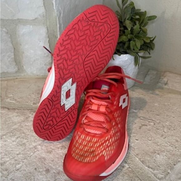 Lotto Mirage 100 Speed Women's
Red Fluo/All White/Vivid Rose sz 8.5 - Picture 8 of 11